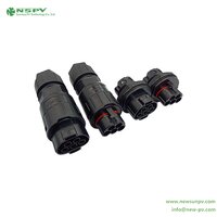 5 Pin Solar AC Connectors 500V AC Wire Coupler Cable Male PV AC Connnecotrs