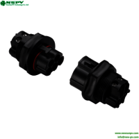 5 Pin Solar AC Conenctors 500V Max. 50A AC Wire Connectors Panel Female Type PV AC Wire Coupler