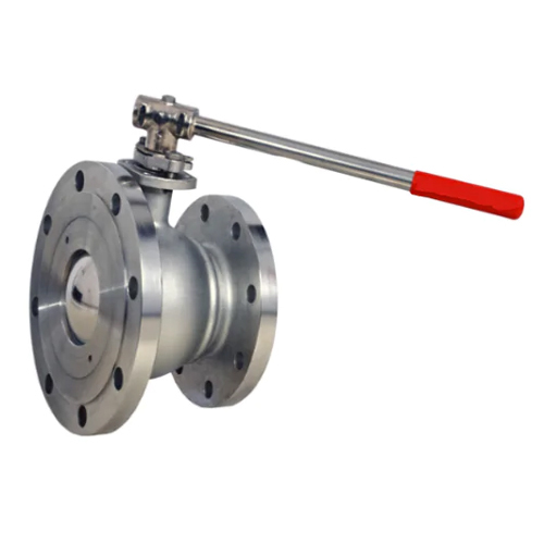 Flush Bottom Ball Valve - Color: Silver