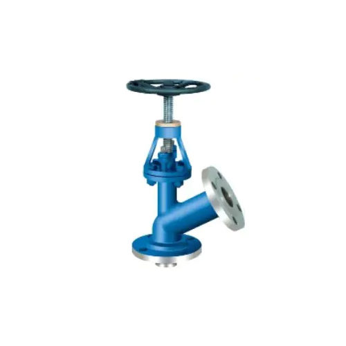 Y Type Flush Bottom Tank Valve - Color: Blue