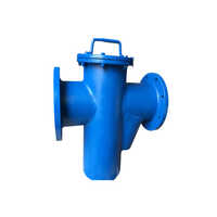 Fabricated Pot Type Strainer - Color: Blue