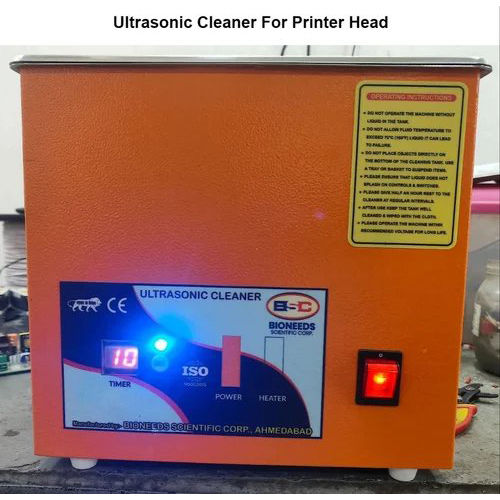 Ultrasonic Cleaner Printer Head - Material: Stainless Steel