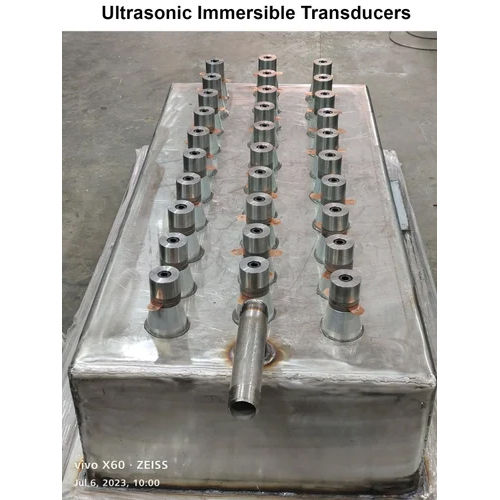 Ultrasonic Immersible Transducers - Color: Silver