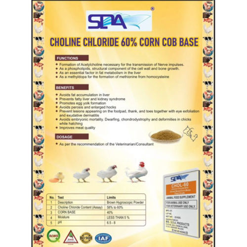 Choline Chloride 60% Cprn Cob Base