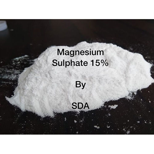 15% Magnesium Sulphate Powder - Color: White