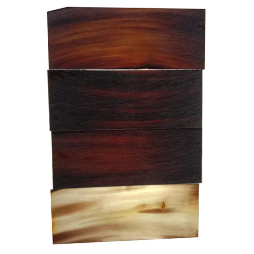 Compressed Horn Plate - Color: Brown