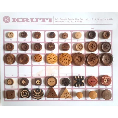 Shirts Wooden Buttons