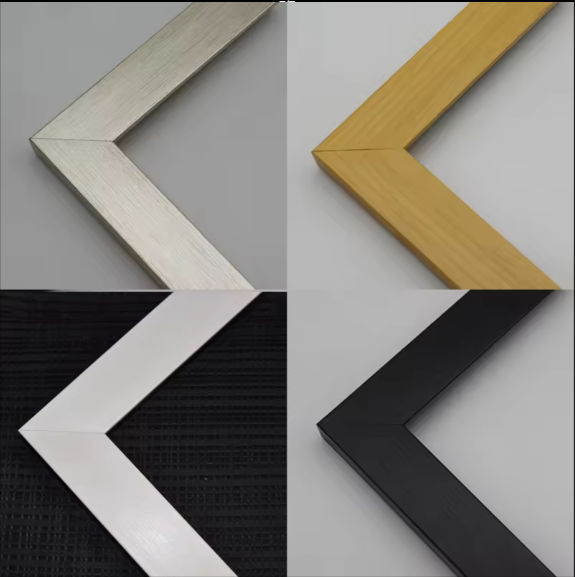 High Quality PVC moulding for picture frame PS synthetic photo frame mouldings