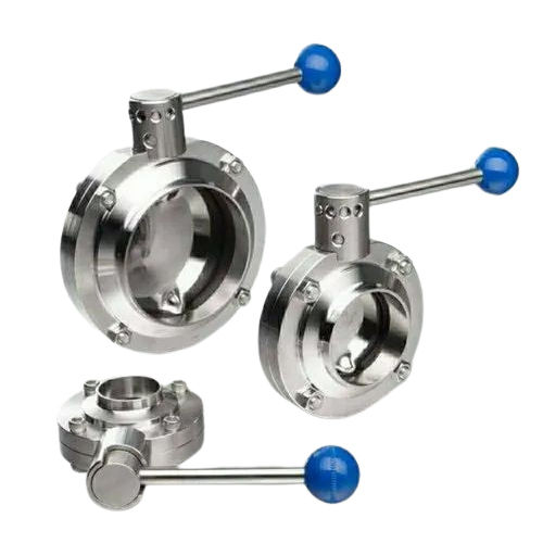 Butterfly Ball Valve - Color: Silver