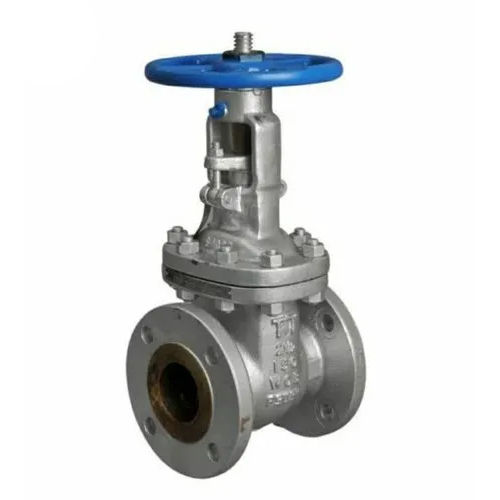 Gate Valve Flange End - Stainless Steel, Medium Pressure PSI, Silver Finish | Manual Operation, Easy Installation & Maintenance, Ideal for Water Media