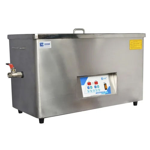 Sonicator Ultrasonic Bath - Stainless Steel, Various Sizes, Silver Finish | 100 Watts, Efficient Industrial Cleaning Solution