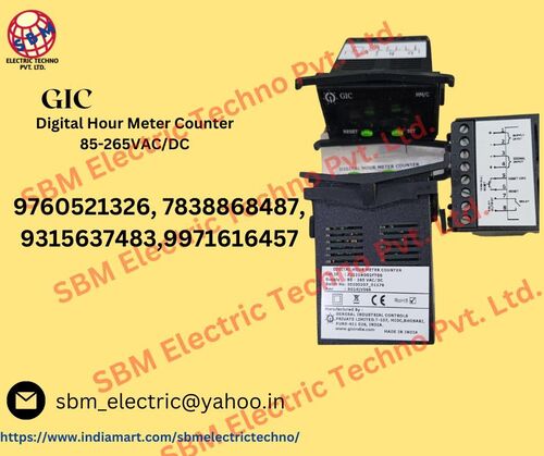 GIC , DIGITAL HOUR METER COUNTER, 85-265VAC/DC