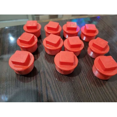 Thread Protection Cap - Color: Red