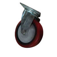 High Grade Castor Wheel - Color: Red