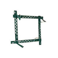 Industrial Column Clamp - Metal, Any Size, Black Square Design | High Standard For Robust Support In Construction Applications