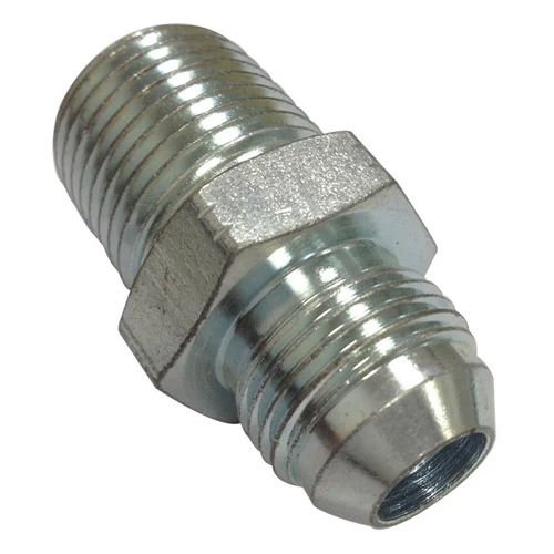 Male Hydraulic Adapters - Color: Silver