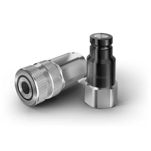 Stucchi Italy Hydraulic Quick Release Coupling - Color: Silver