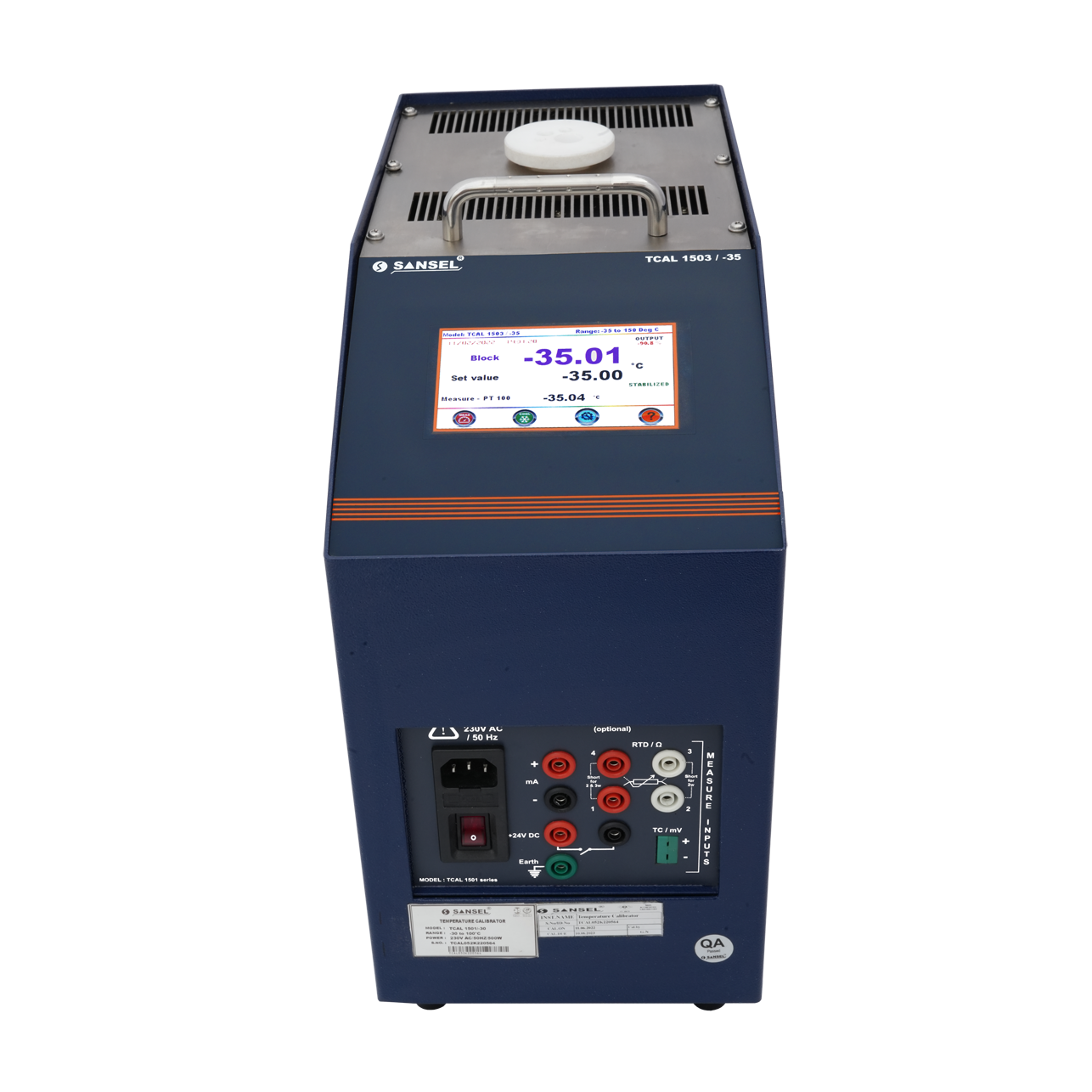 HIGH PRECISION SUB ZERO DRY BLOCK TEMPERATURE CALIBRATOR