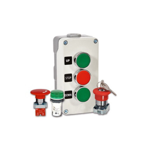 Electric Push Button - Color: White