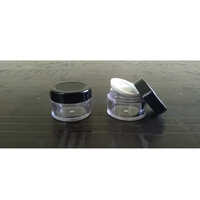15g Acrylic San Jar - Acrylic Material, 15ml Size, Transparent Color | Rigid Build, Lightweight Design, Airtight Seal For Freshness