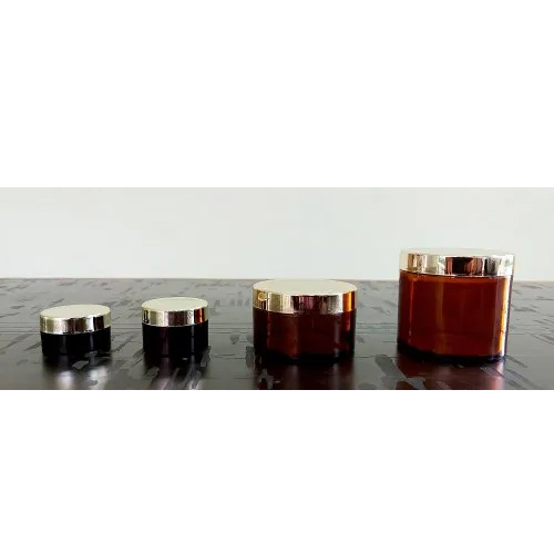 Acrylic Amber San Jars