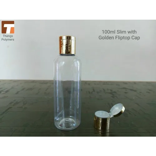 100ml Bottle With Golden Fliptop