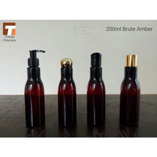 200Ml Asta Amber Pet Bottle - Color: Brown