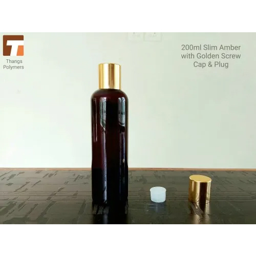 200ml Amber Slim Bottle