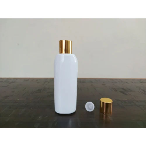 White Pet Oil Bottle - Hardness: Rigid