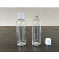 100ml Hair Oil Bottle - Pet Material, Round Shape, Transparent Color | Glossy Surface Handling, Screw Cap, Industrial Use, Warranty Included