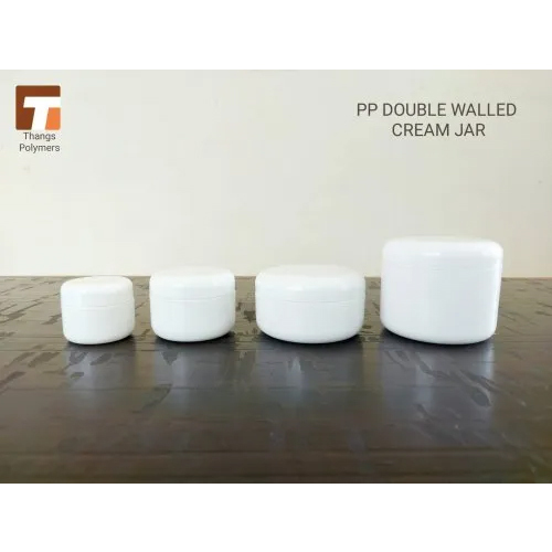 PP Double Walled Cream Jar