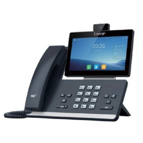 Coreip T 58W 16 Voip Account Ip Landline Phone - Color: Black