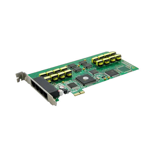 Connect 16 Port Telephone Pcie Voice Logger - Color: Green