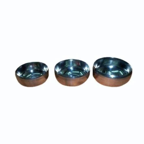 3 Piece Ss Bowl Set - Color: Silver