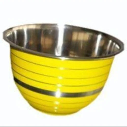 Ss Color Coated Bowls - Color: Yellow