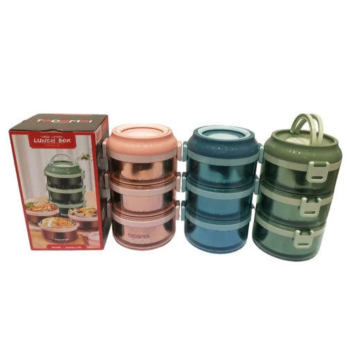 Imported Insulated Layered Lunch Box