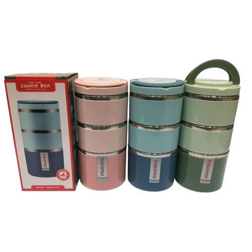 Model No. 6505 - Imported Insulated Lunch Box - Color: Multicolour