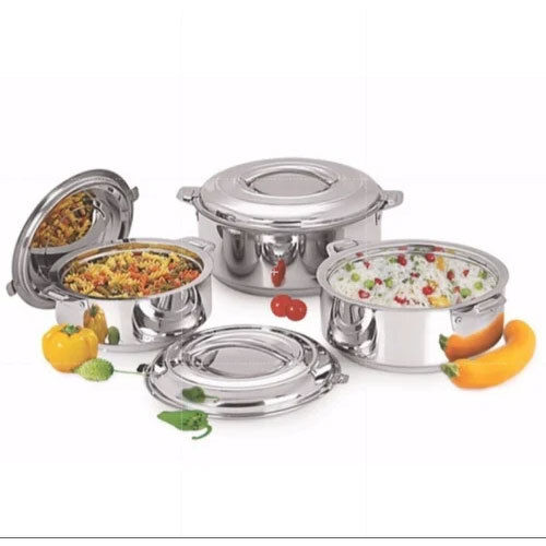 Model No. CAS-8893 - Stainless Steel Hot Pot 3 Piece Set