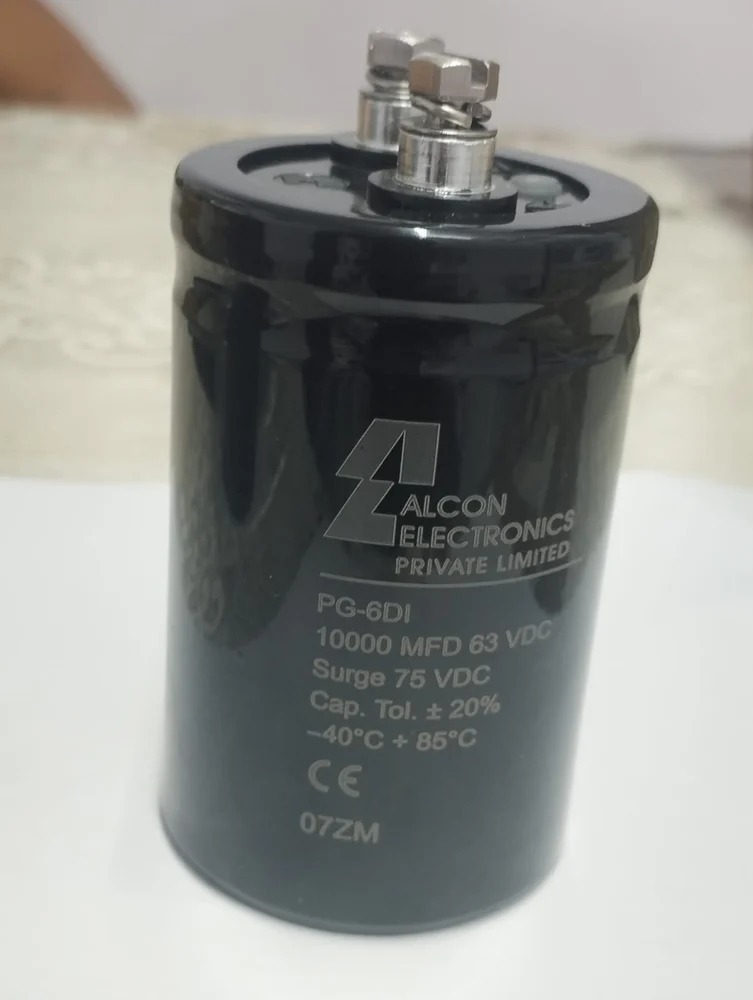 ALCON Aluminium Electrolytic Capacitors 10000MFD 63VDC (PG-6DI)