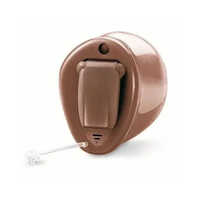 Geno 2 P D Itc Hearing Aids - Metal Construction, Wireless Connectivity, Brown Color | Comfortable Fit, Rechargeable Battery, Stylish Design