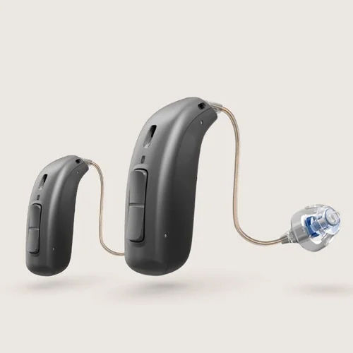 More 3 Mini Rite Pawer Rechargeable Hearing Aids - Color: Black