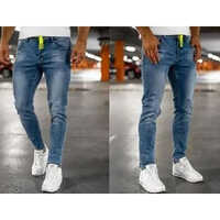 Mens Casual Jeans Used Cloth Korean Second Hand Bale Thrift - Color: Black