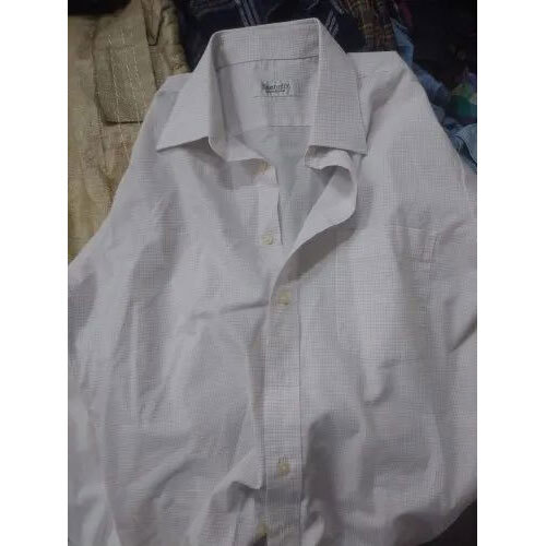 Mens White Shirt Used Cloth Korean Second Hand Bale Thrift