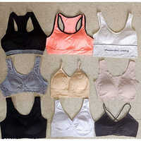 Ladies Bra - Cotton And Rayon Blend, Customized Size, Available In Different Colors, Sleeveless Design, Plain Dyed Pattern