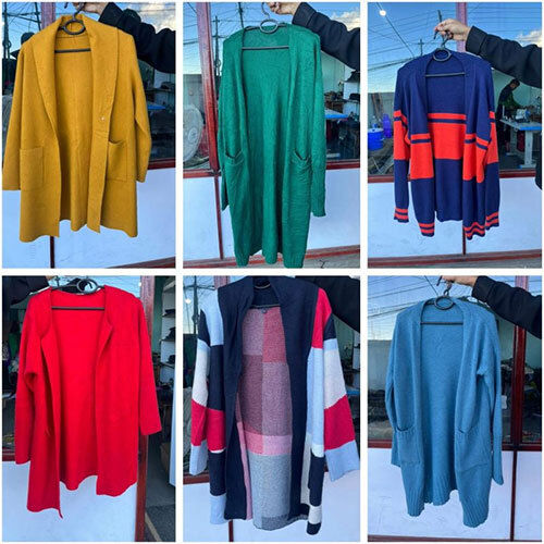 Ladies Cardigan Used Cloth Korean Second Hand Bale Thrift - Color: Available In Different Colors