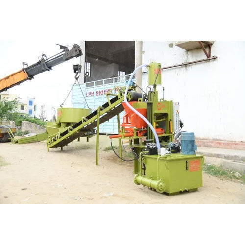 Cement Bricks Making Machine - Color: Green