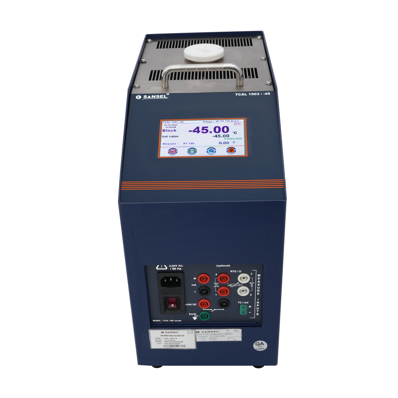 HIGH PRECISION VERY LOW TEMPERATURE DRY BLOCK CALIBRATOR