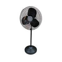 Industrial Pedestal Fan - Stainless Steel, 3-4 Adjustable Speed Blades | Floor Installation Type, 1-year Warranty For Reliable Cooling