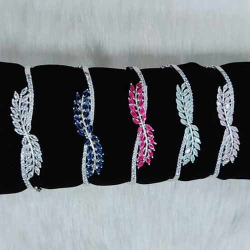 American Diamond Multicolour Bracelet Set