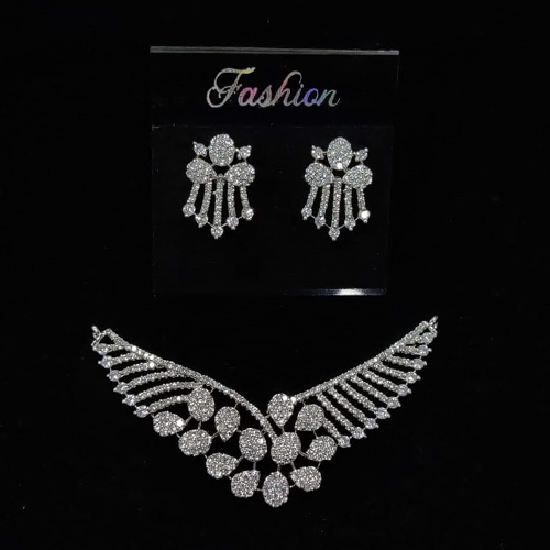 Designer American Diamond Mangalsutra Set - Gender: Women